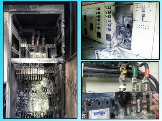 配電柜燒毀案例180321